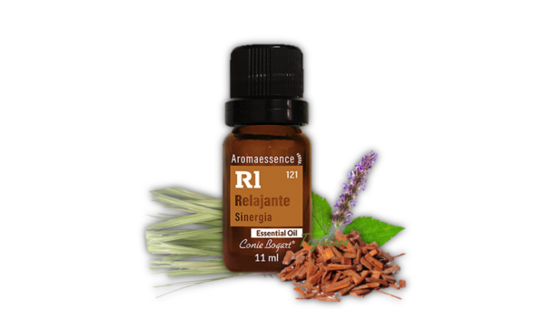 Sinergia relajante con aceites esenciales. Frasco 11 ml.