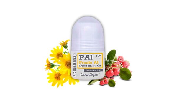 Crema en roll on con aceites esenciales 30 gr